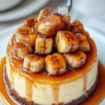 Heavenly Caramelized Banana Cheesecake with Rum Glaze Delight 6 Caramelized Banana Cheesecake with Rum Glaze