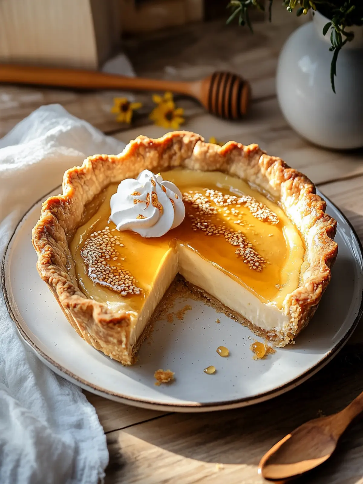 Golden Greek Honey Pie Recipe: Indulge in Sweet Comfort 3 Golden Greek Honey Pie