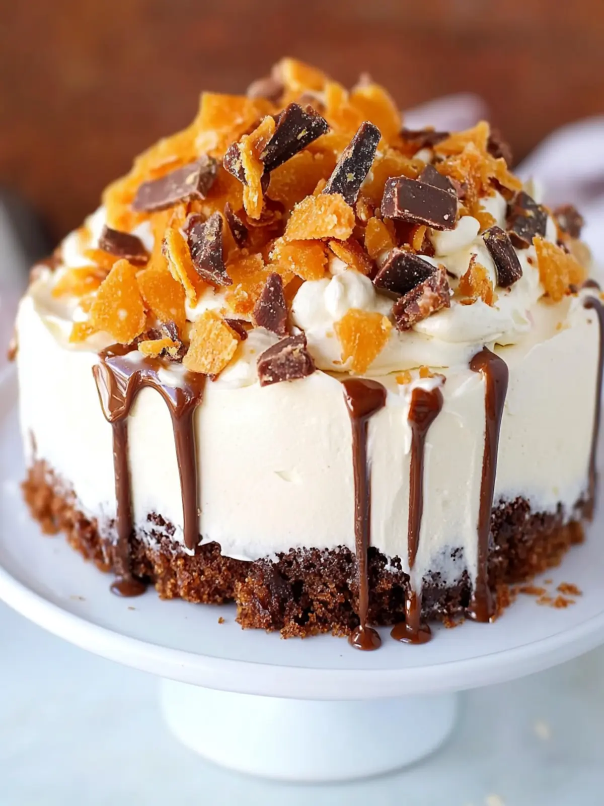 Irresistible Butterfinger Bomb Cake – 5 Ingredients of Joy 5 Butterfinger Bomb Cake