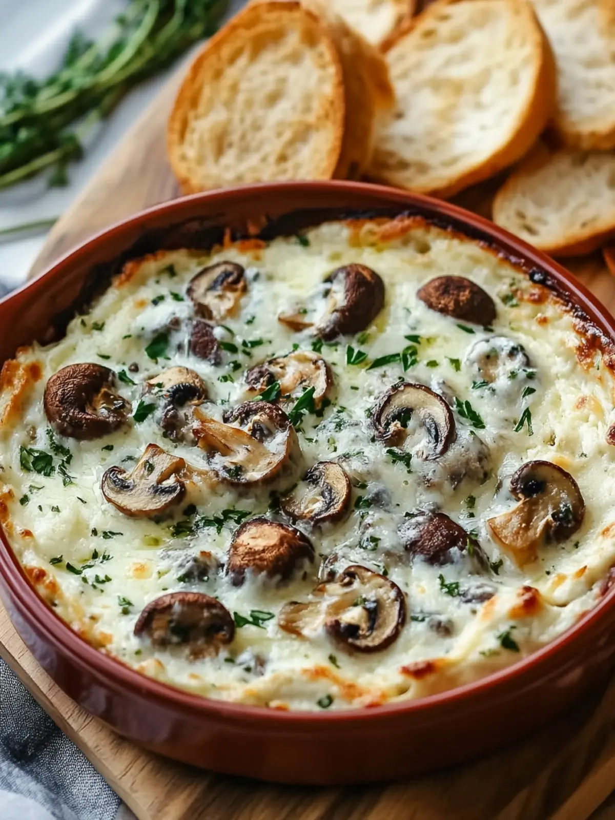 Creamy Stuffed Mushroom Dip for Ultimate Comfort Snacking 4 Stuffed Mushroom Dip
