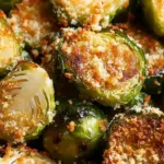 Savory Roasted Brussels Sprouts with Garlic Parmesan Crunch 5 Roasted Brussels Sprouts with Garlic Parmesan Bread Crumbs