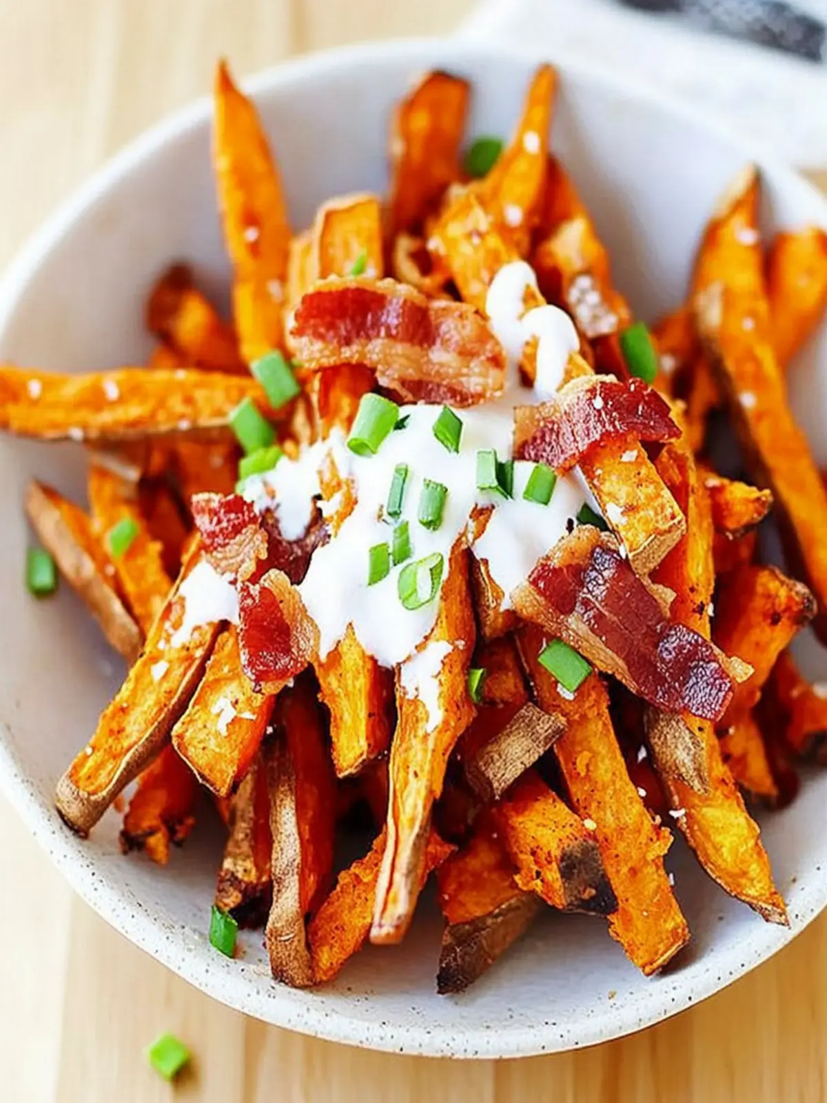 Spicy Sweet Potato Fries with Bacon for Game Night Bliss 4 Spicy Sweet Potato Fries with Bacon