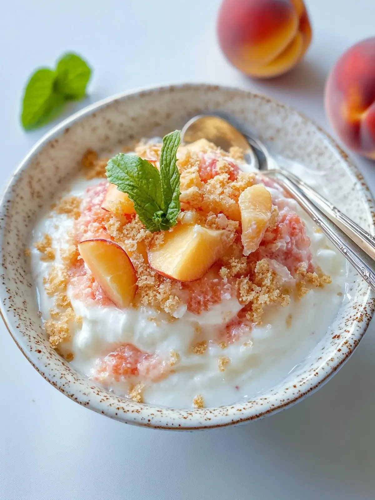 Delicious Peaches and Cream Dessert for a Healthy Indulgence 2 Peaches and Cream Dessert