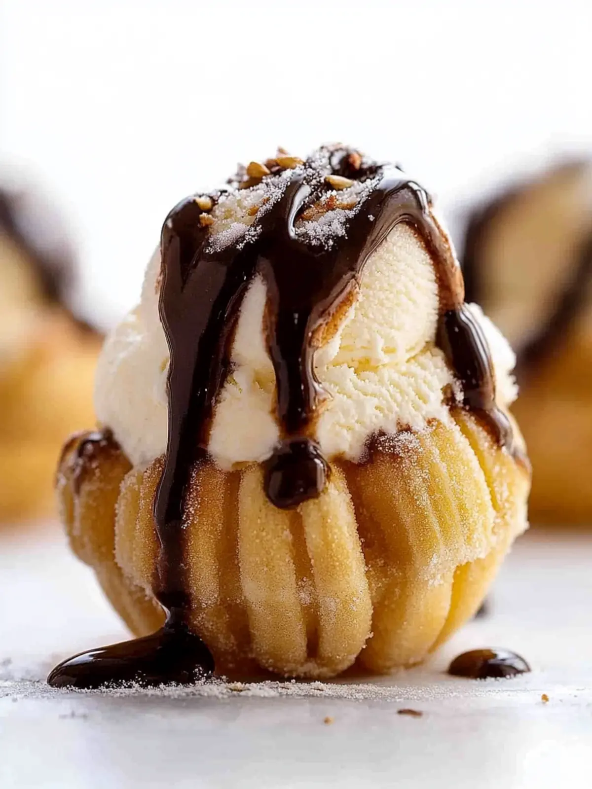 Baked Churro Ice Cream Bowls for a Crispy Treat! 4 Churro Ice Cream Bowls (Cups)