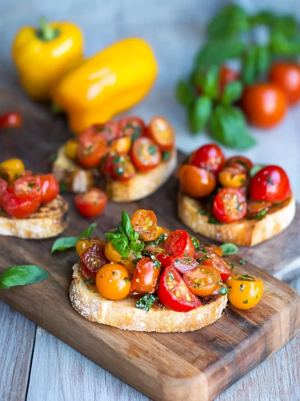Fresh Cherry Tomato Bruschetta Recipe for Effortless Entertaining 4 Fresh Cherry Tomato Bruschetta Recipe