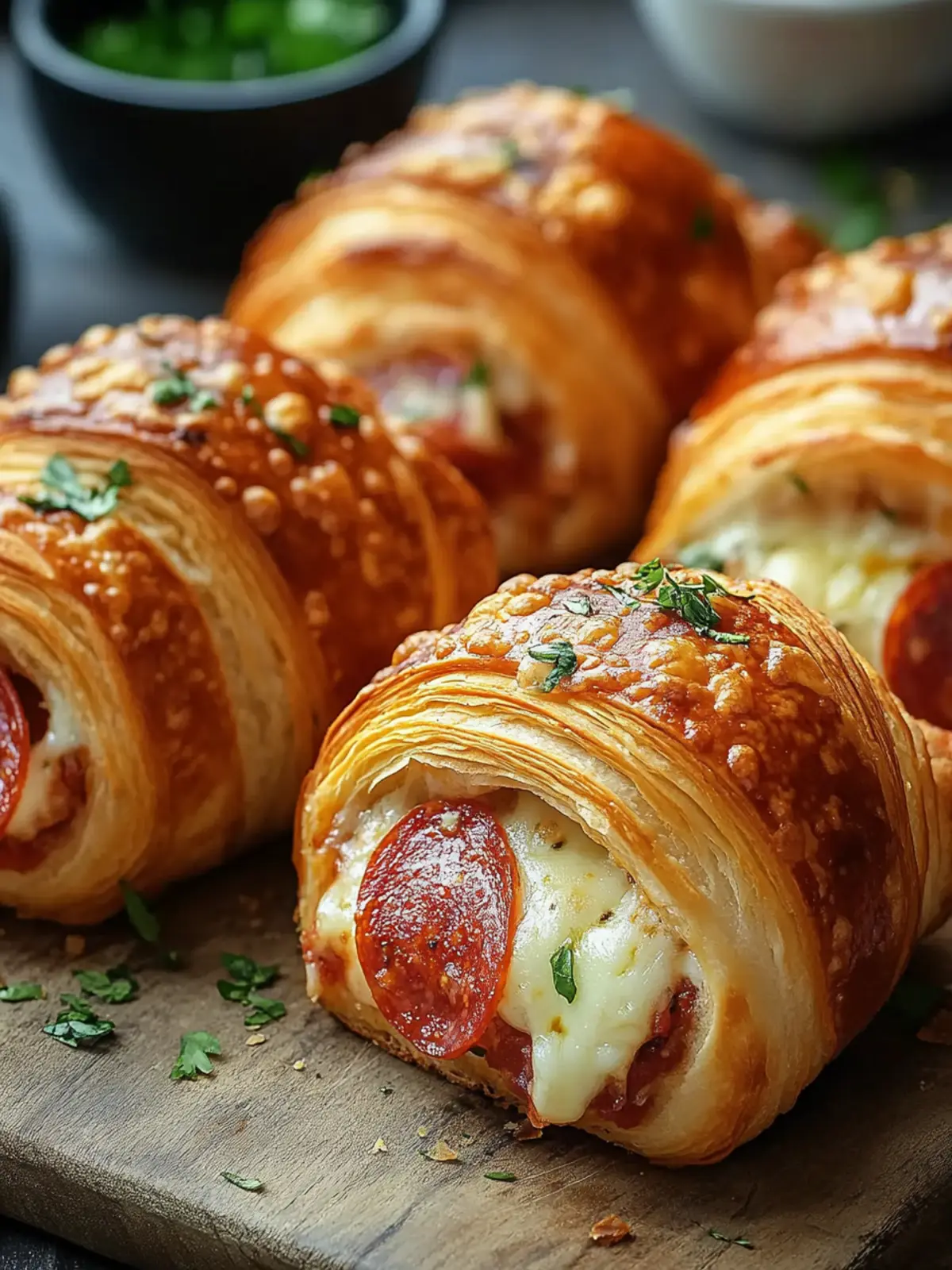 Mozzarella Pepperoni Croissant Rolls You’ll Want Again and Again 2 Mozzarella Pepperoni Croissant Rolls You’ll Crave Every Time 🥐🧀🍕