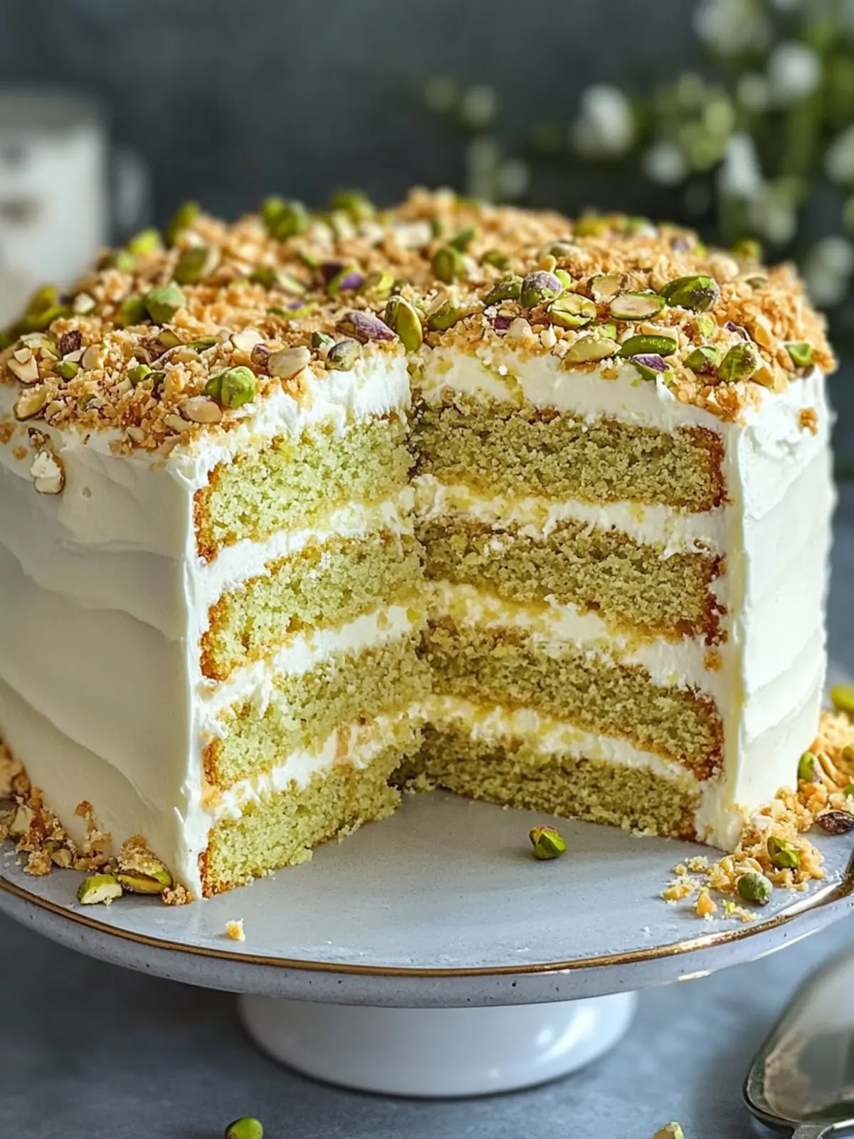 Pistachio Mascarpone Layer Cake: A Dreamy Delight to Indulge 3 Pistachio Mascarpone Layer Cake: A Dreamy Delight!