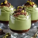 Indulge in Decadent Pistachio Mousse with Rich Chocolate Ganache 9 Decadent Pistachio Mousse with Rich Chocolate Ganache