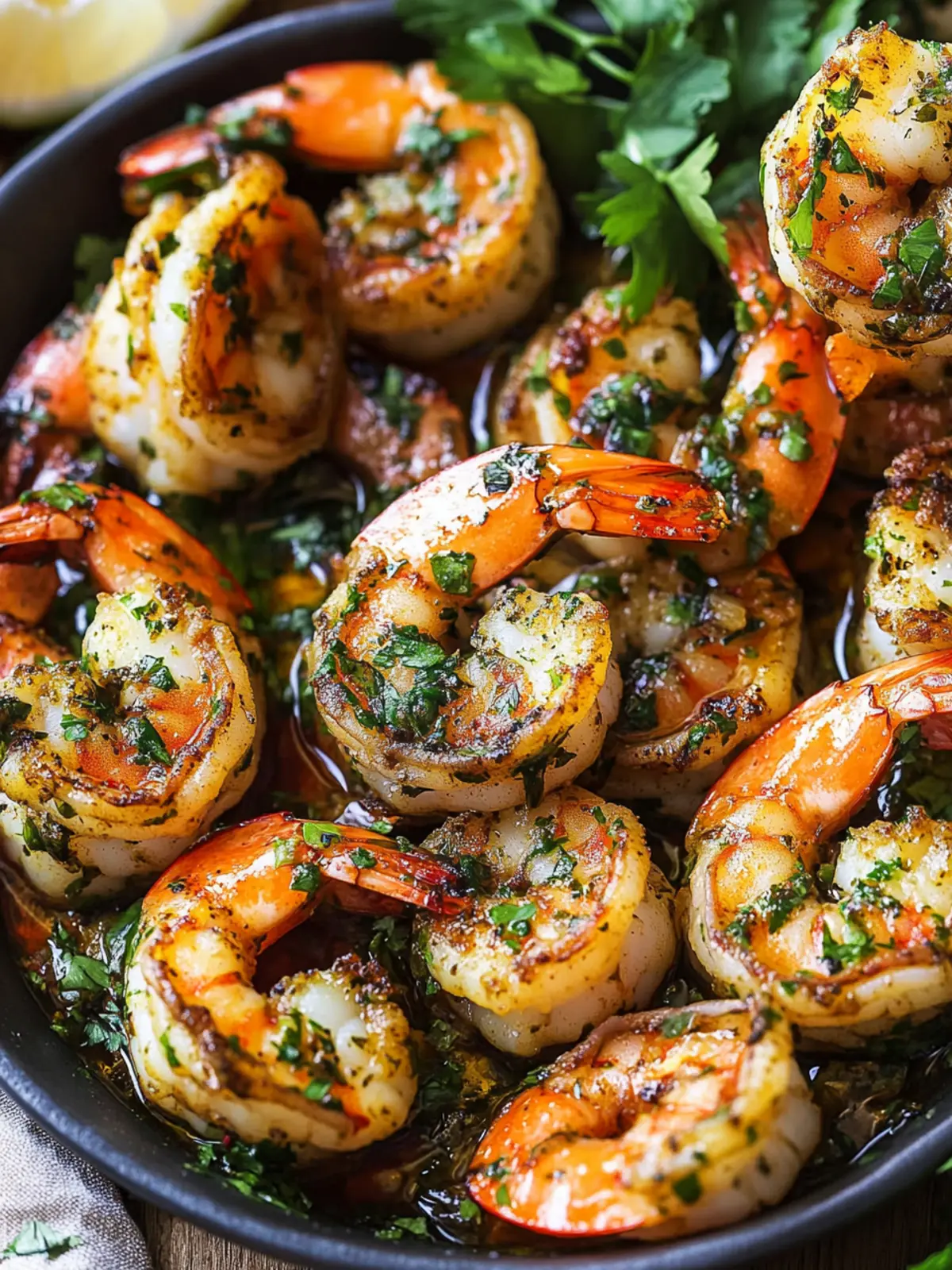 Ultimate Pan Seared Chimichurri Shrimp in Minutes 2 Pan Seared Chimichurri Shrimp
