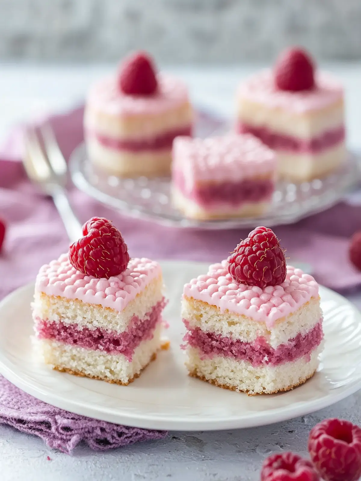 Fresh Raspberry Mini Cakes for a Sweet Guilt-Free Treat 5 Fresh Raspberry Mini Cakes