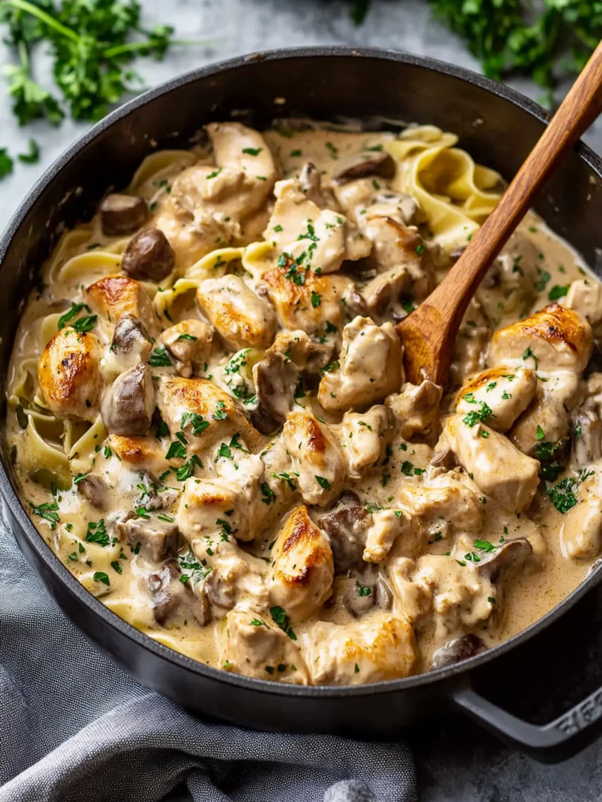 Savory Rich Chicken Stroganoff in Just 30 Minutes! 2 Rich Chicken Stroganoff