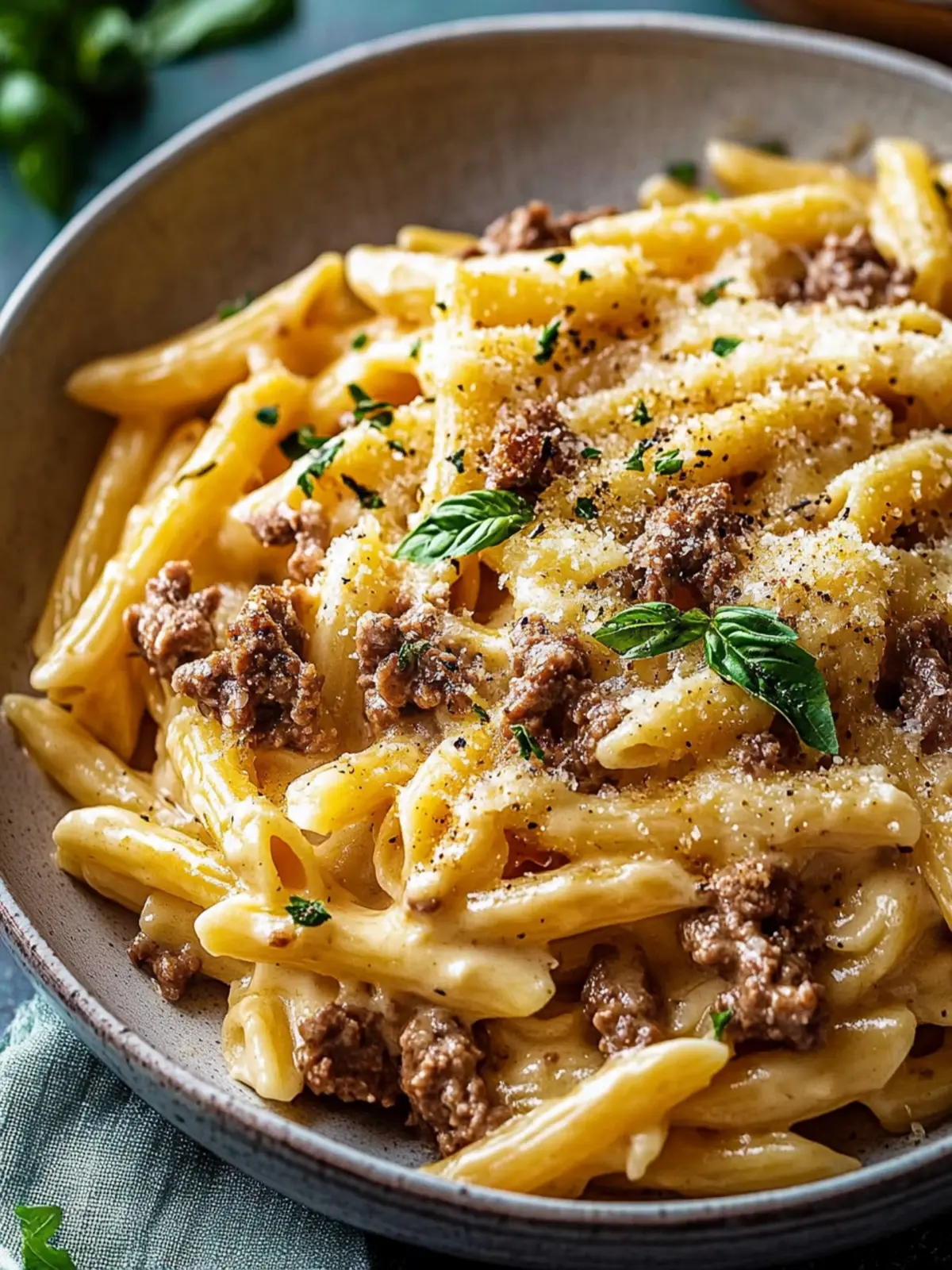 Creamy High Protein Beef Pasta for a Quick Family Feast 5 Creamy High Protein Beef Pasta