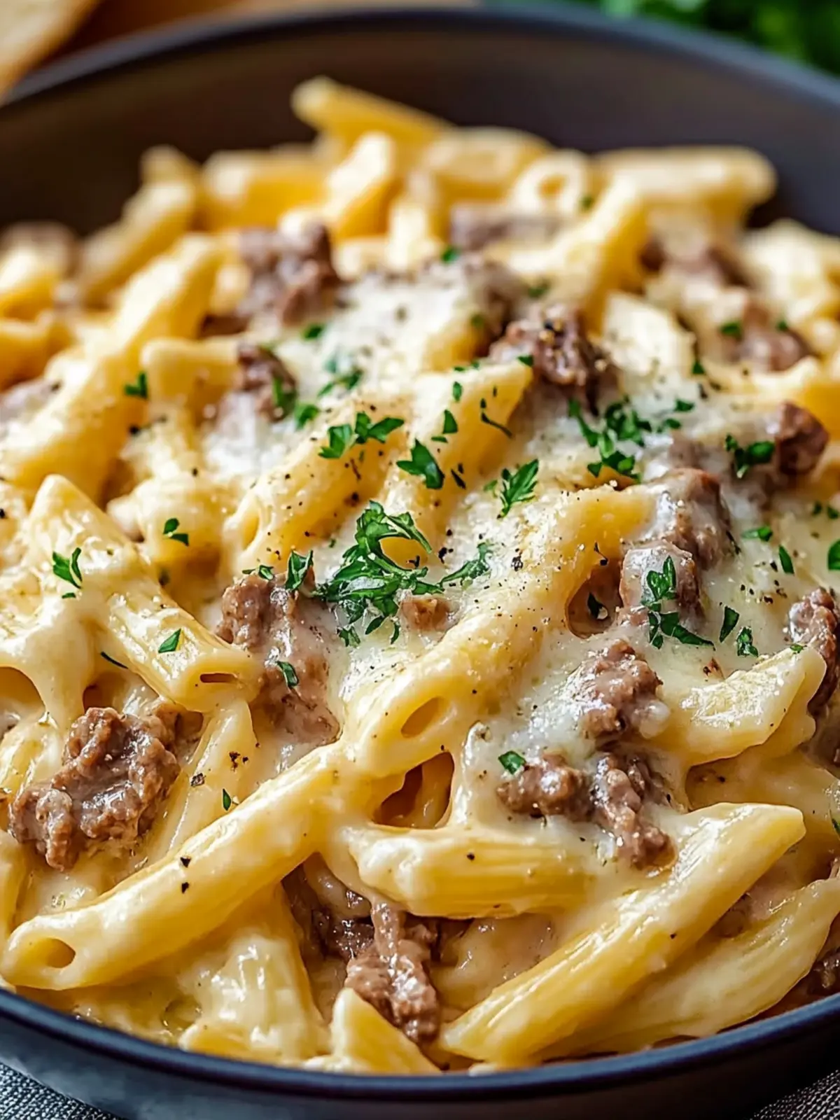 Creamy High Protein Beef Pasta: Comfort Food in 30 Minutes 3 Creamy High Protein Beef Pasta
