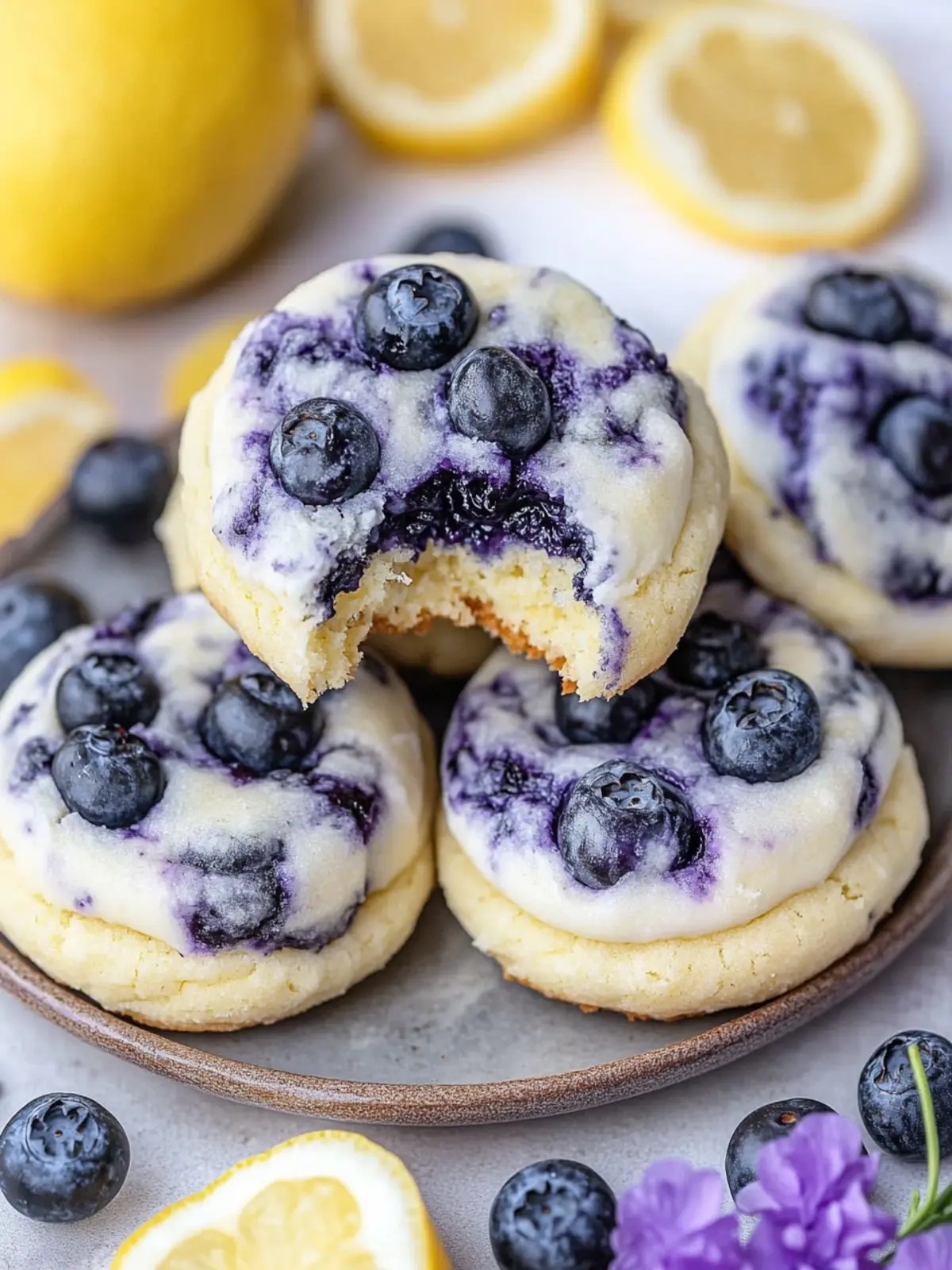 Lemon Blueberry Cheesecake Cookies That Wow Your Taste Buds 4 Lemon Blueberry Cheesecake Cookies