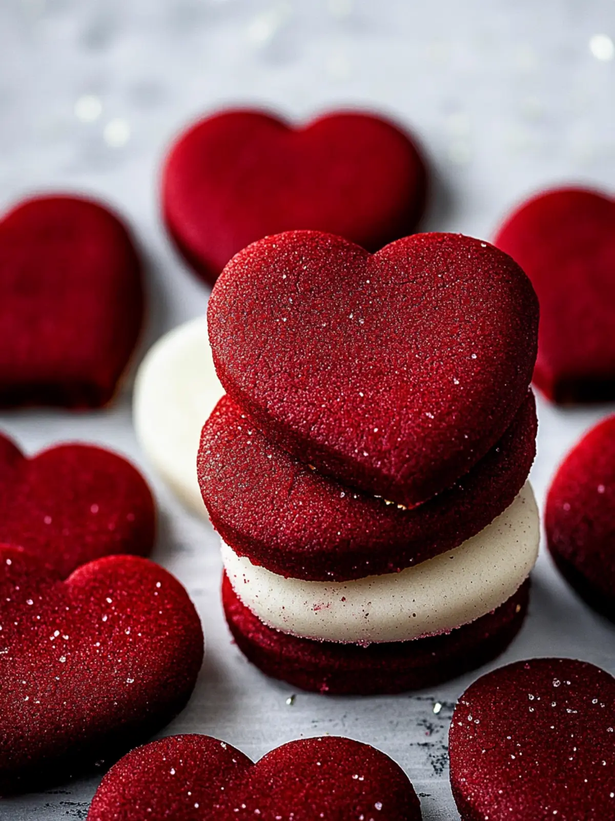 Irresistible Red Velvet Sugar Cookies with Cream Cheese Bliss 5 Red Velvet Sugar Cookies