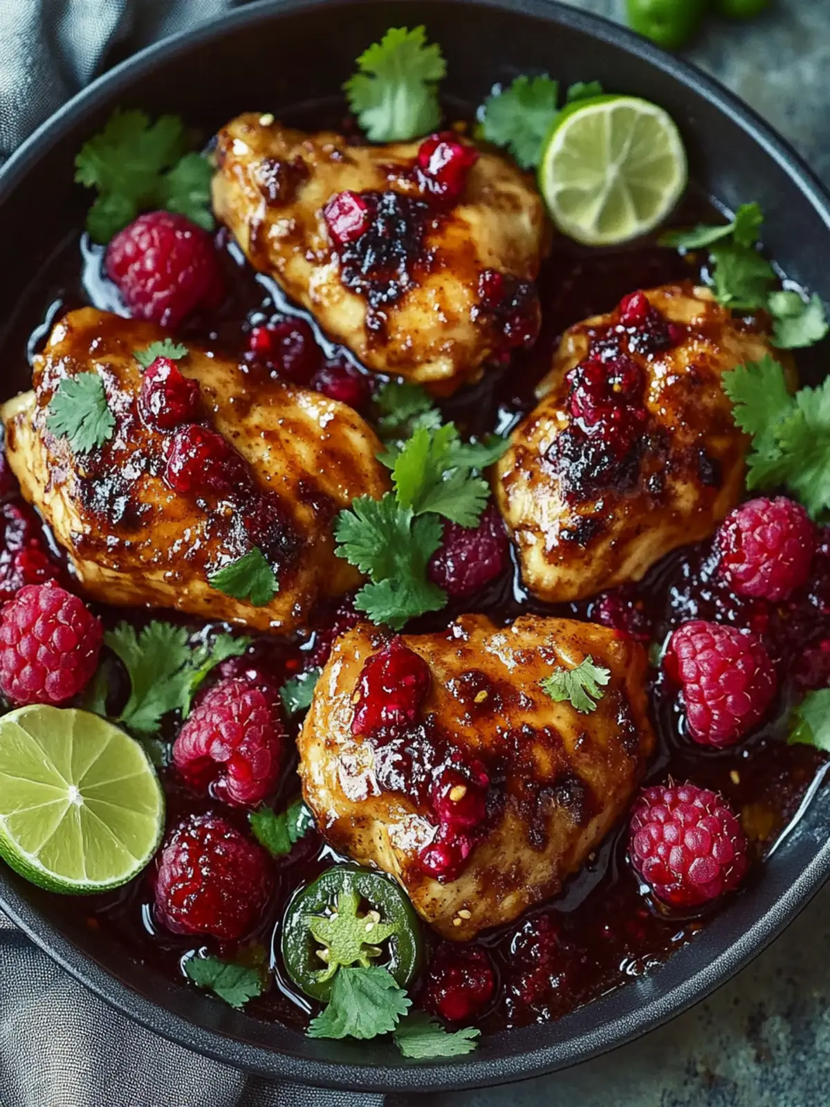 Sweet and Spicy Jalapeno Raspberry Chicken in 25 Minutes 4 Sweet and Spicy Jalapeno Raspberry Chicken in Just 25 Minutes