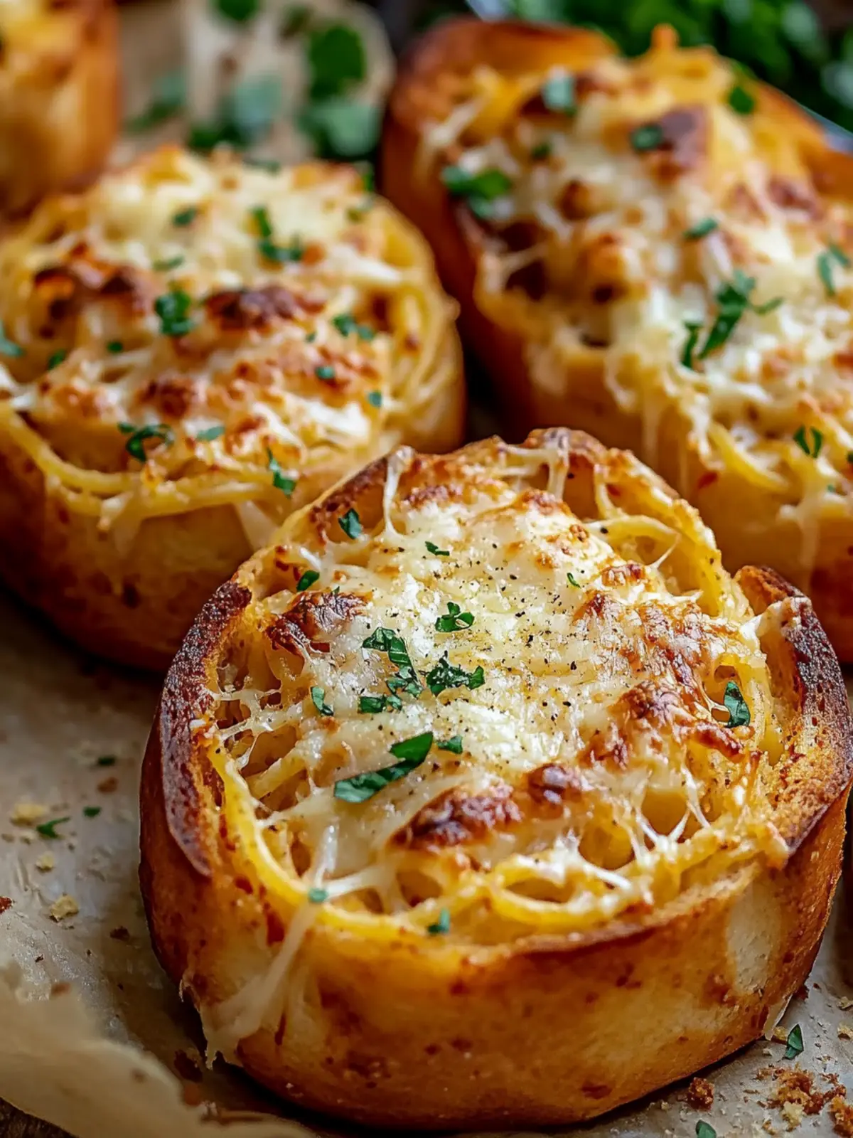 Spaghetti Garlic Bread: A Savory Twist for Easy Dinner Delight 3 Spaghetti Garlic Bread: A Delicious and Easy Recipe