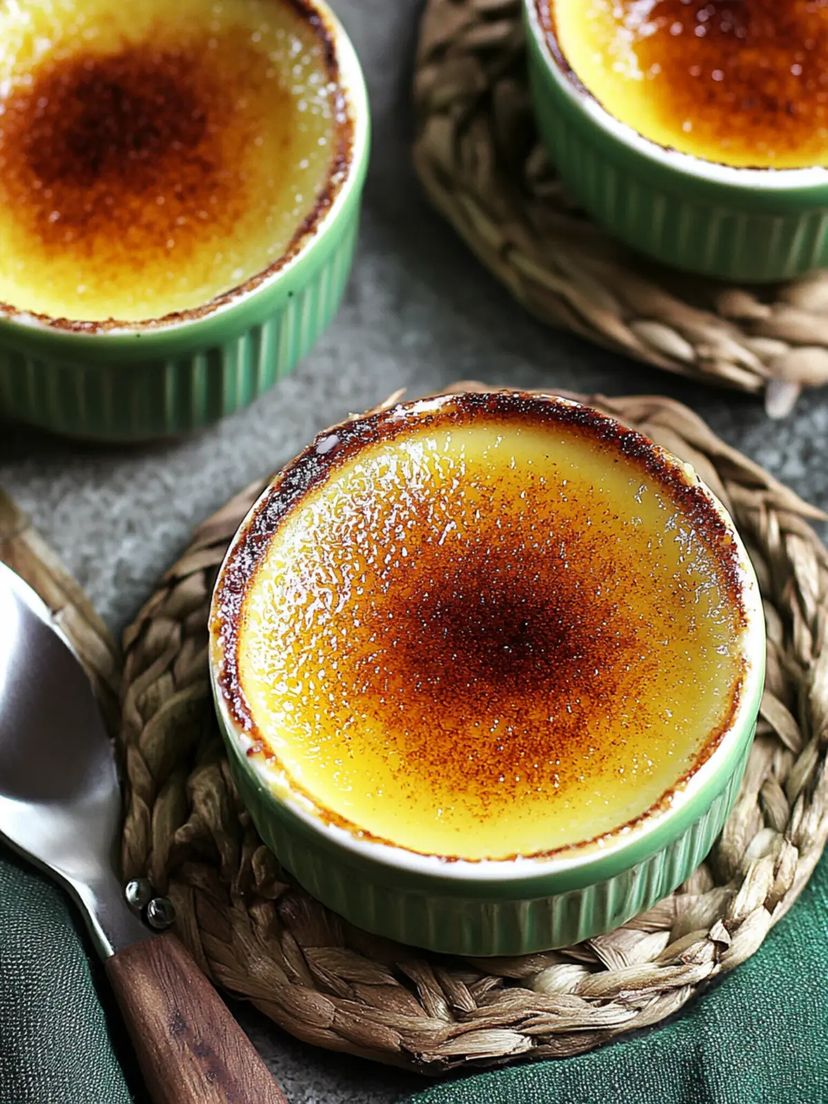 Pandan Creme Brulee: A Decadent Twist on Classic Indulgence 3 Pandan Creme Brulee