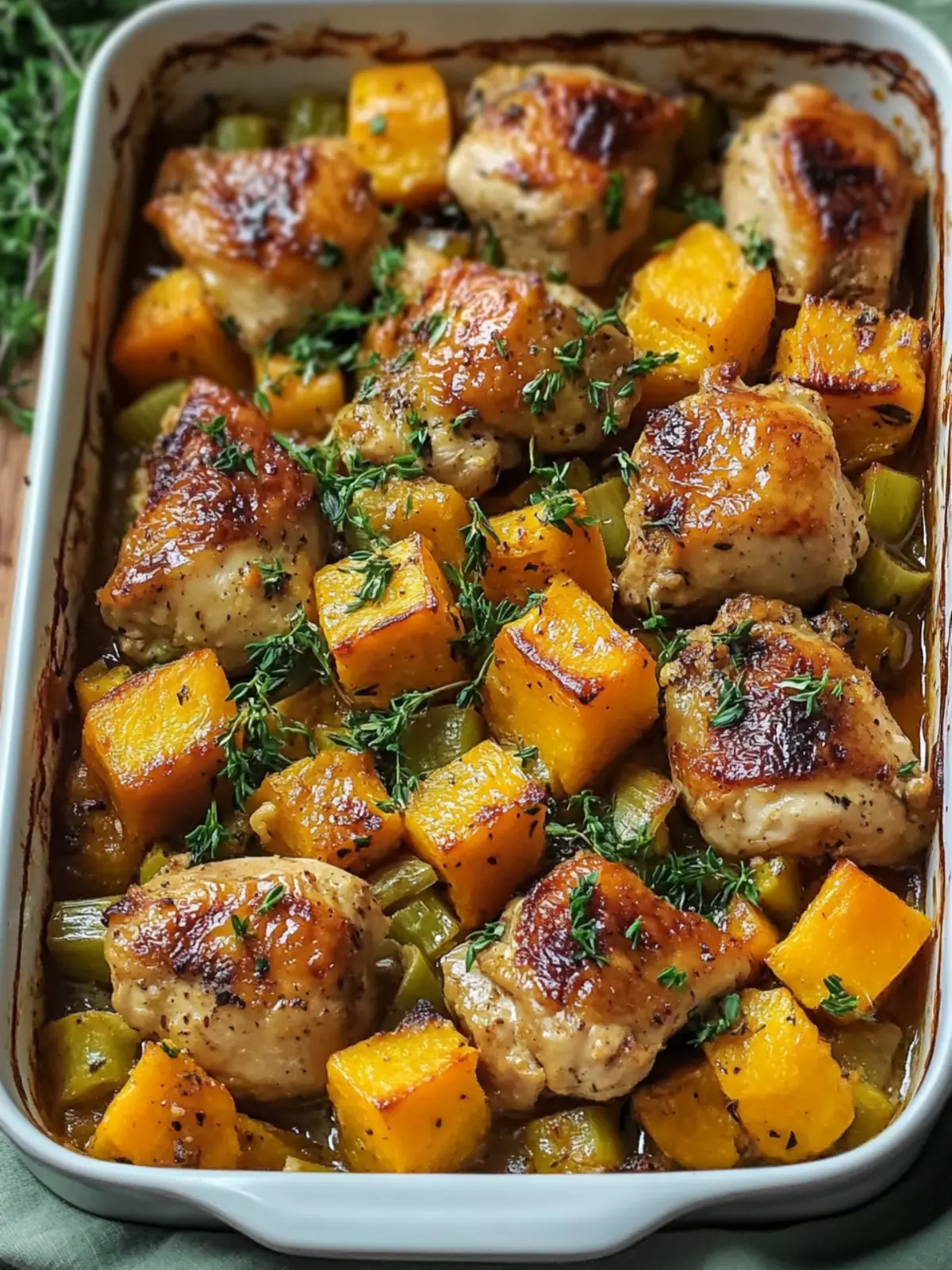 Cozy Roasted Chicken Leek and Butternut Squash Bake Delight 2 Roasted Chicken Leek and Butternut Squash Bake