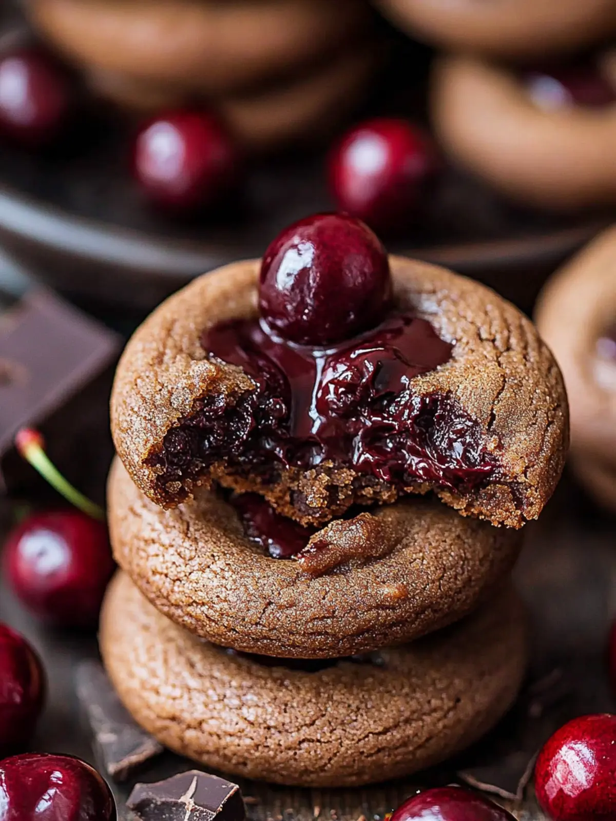 Decadent Chocolate Cherry Cookies for a Sweet Surprise 4 Chocolate Cherry Cookies