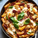 Whipped Ricotta One Pot Chicken Pasta with Sun Dried Tomatoes Delight 6 Whipped ricotta one pot chicken pasta – with sun dried tomatoes