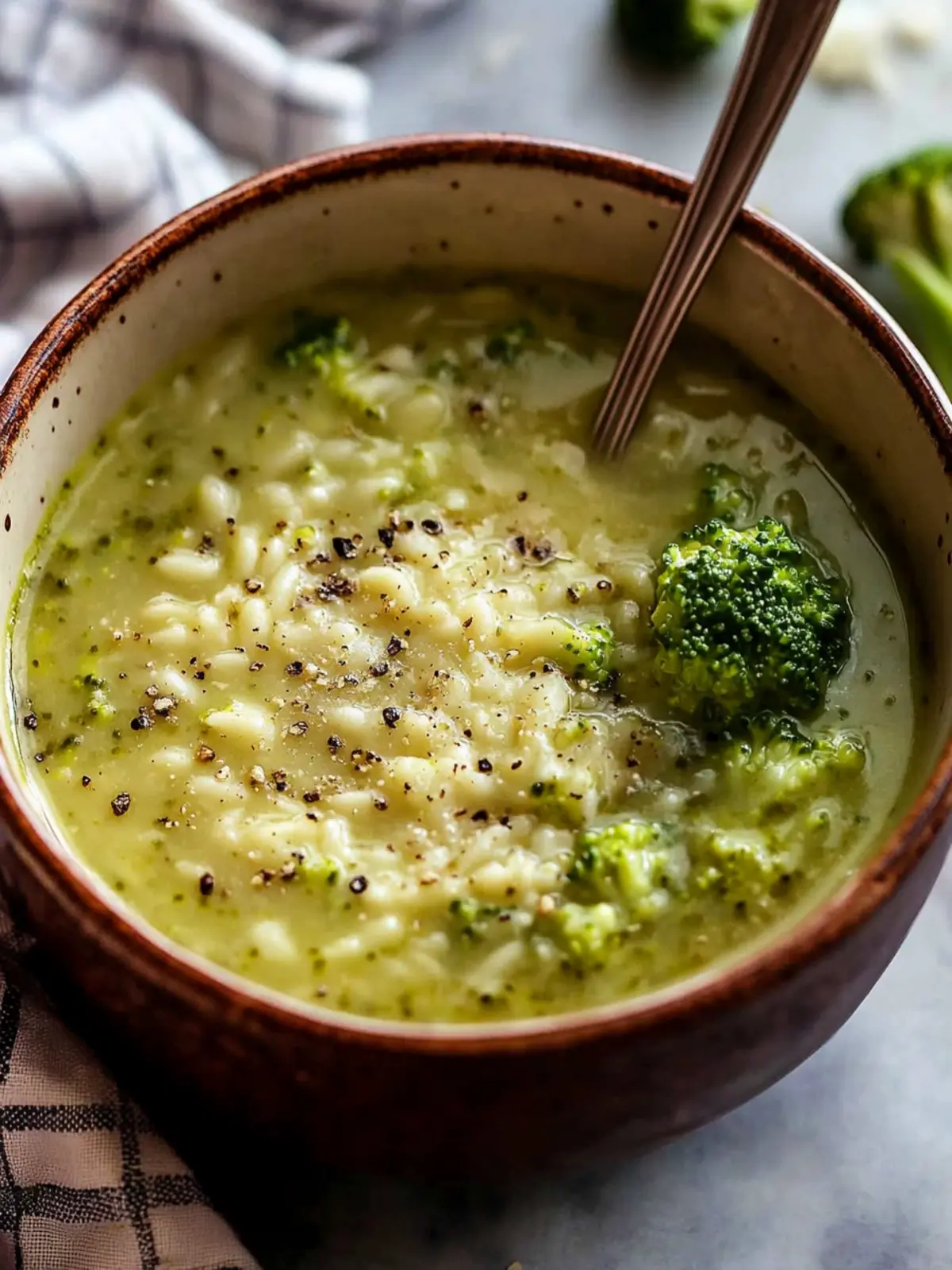 Garlic Italian Broccoli Soup - Comfort in Every Spoonful 2 Garlic Italian Broccoli Soup