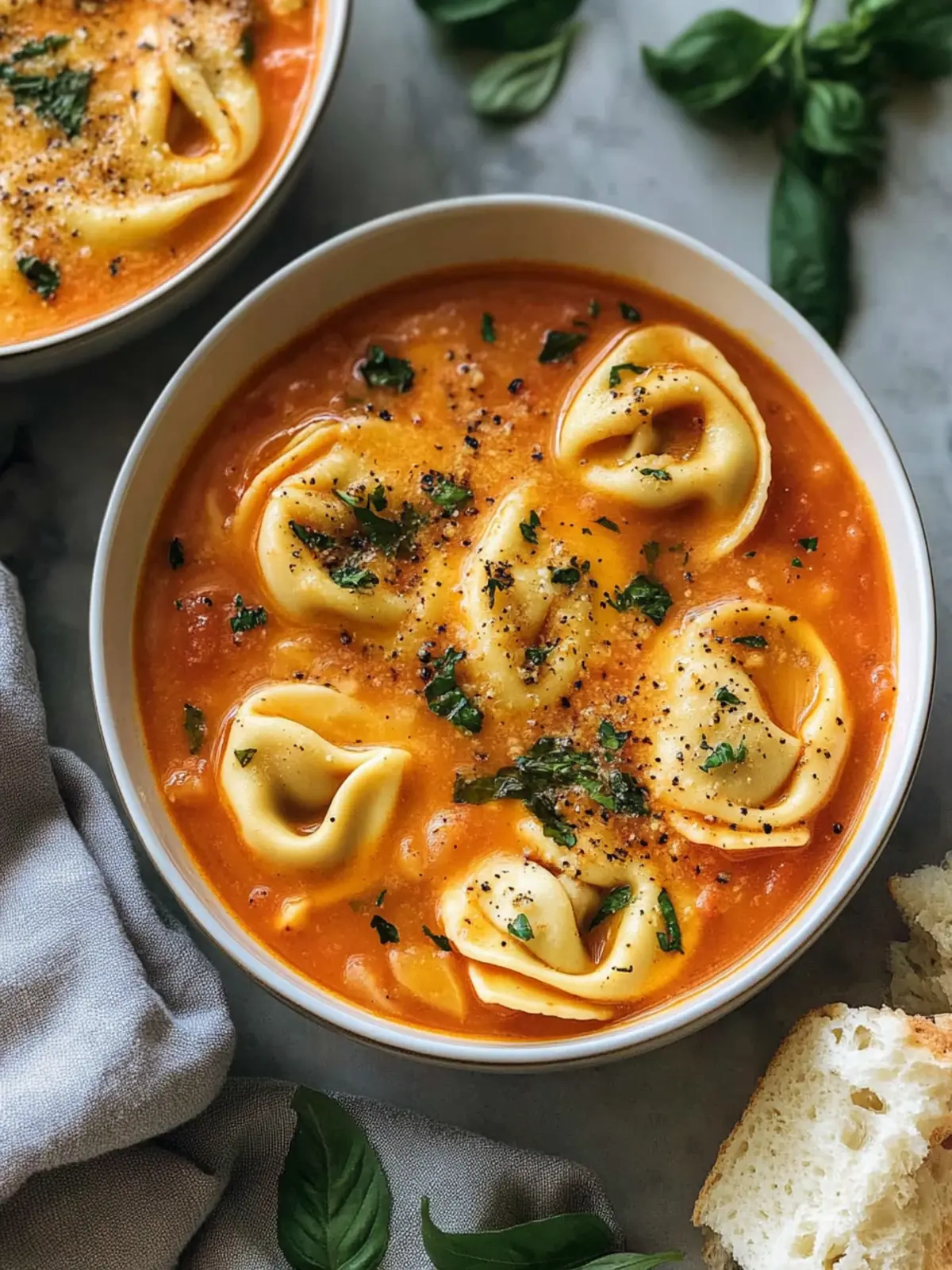 Creamy Cheesy Tomato Tortellini Soup for Cozy Nights 5 Cheesy Tomato Tortellini Soup
