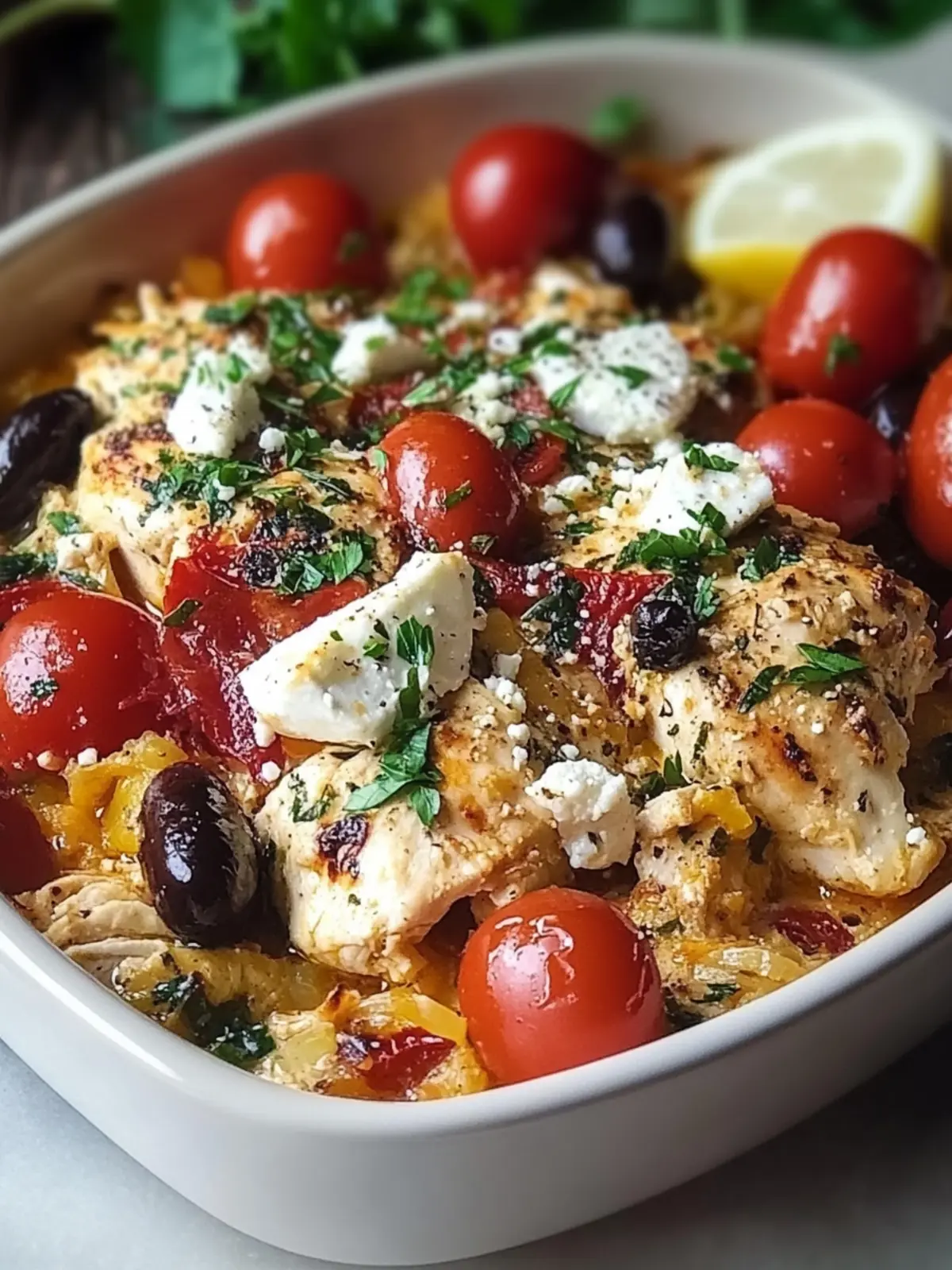Savor the Mediterranean Magic of Greek Chicken Casserole 2 Greek Chicken Casserole