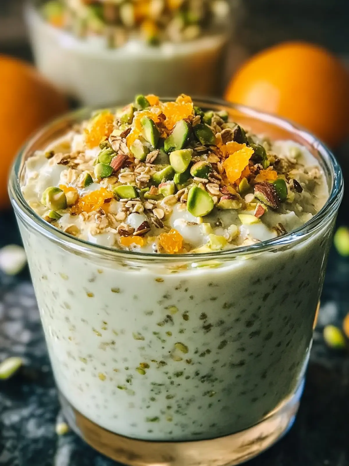 Pistachio Orange Blossom Overnight Oats: Your Dreamy Vegan Breakfast 2 Pistachio Orange Blossom Overnight Oats: A Dreamy Delight!