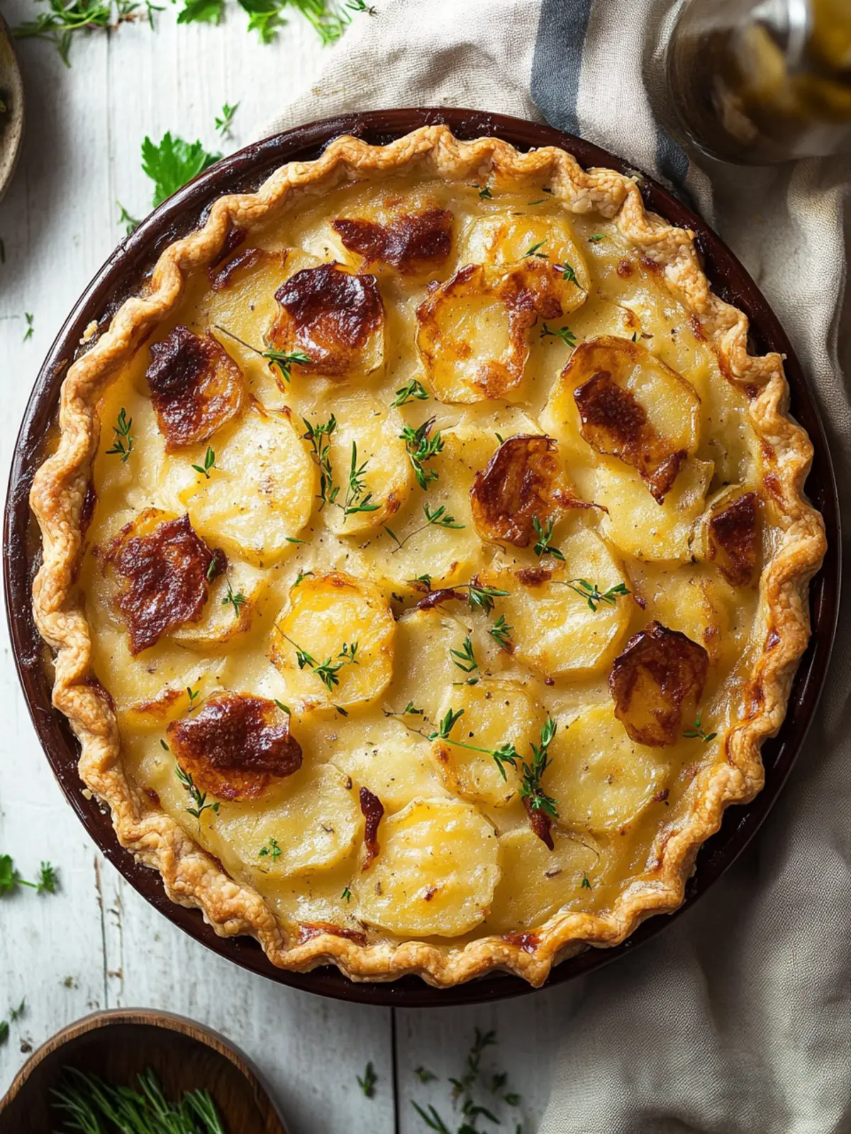 Creamy Irish Potato Pie with Crispy Bacon Delight 2 Irish Potato Pie