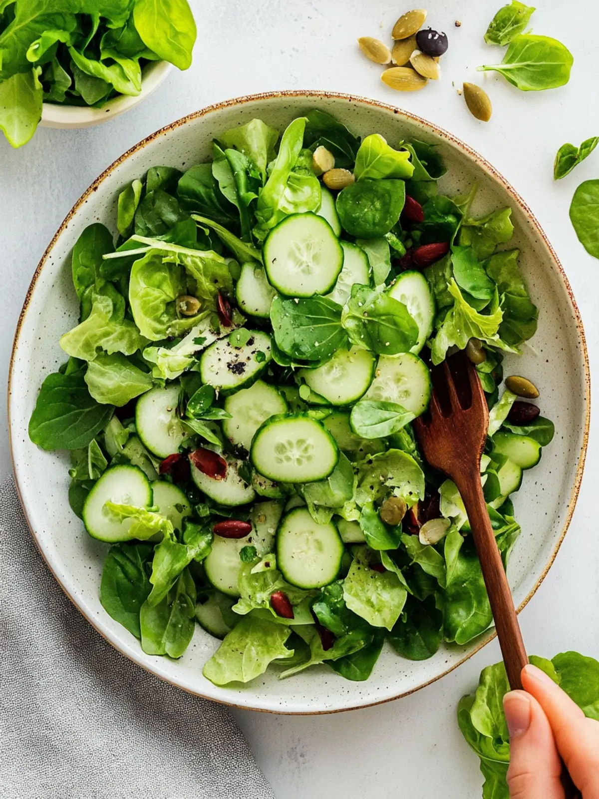 Simple Green Salad: Your Go-To Recipe for Freshness and Flavor 2 Simple Green Salad
