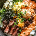 Beef Mentaiko Rice Bowl: A Creamy Spicy Comfort Dish 3 Beef Mentaiko Rice Bowl