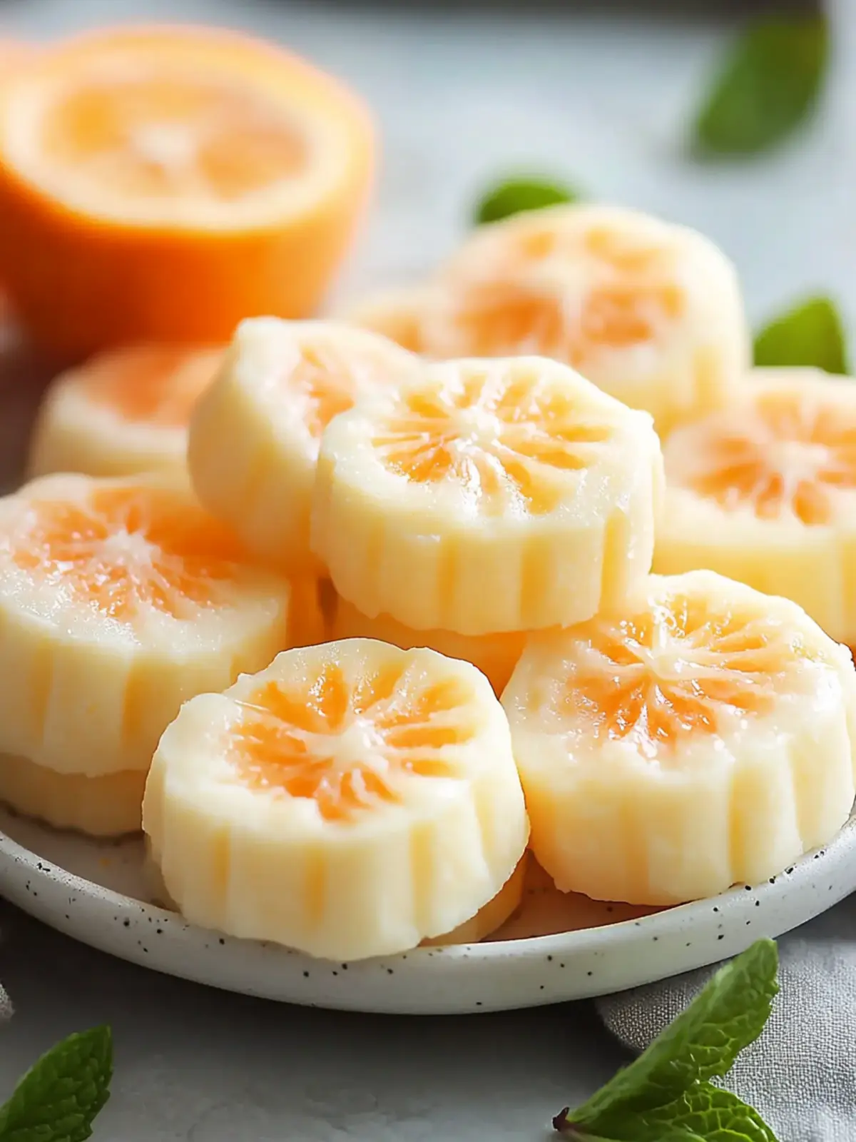Sweet Orange Cream Cheese Mints for a Festive Treat! 4 Sweet Orange Cream Cheese Mints