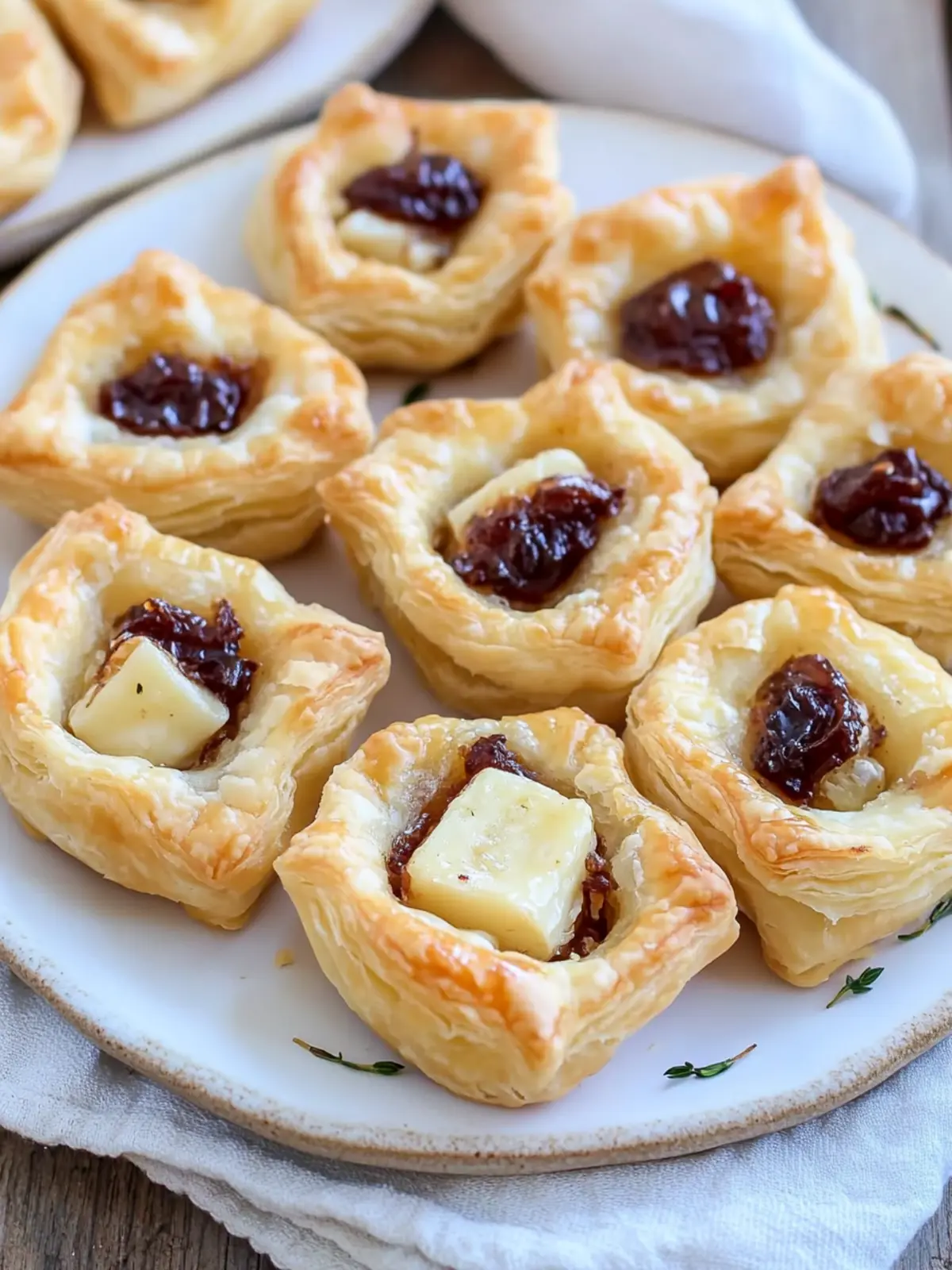 Decadent Baked Brie Puff Pastry Bites in 3 Easy Steps 3 Baked Brie Puff Pastry Bites
