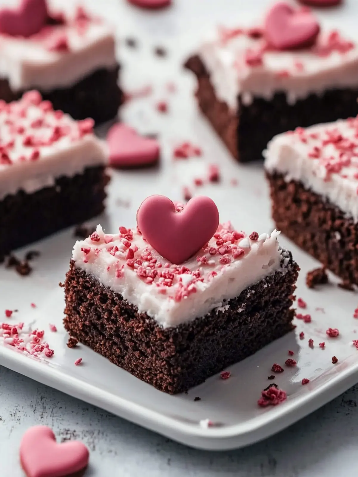 Fudgy Valentine's Day Brownies With Dreamy Frosting Recipe 3 Valentine’s Day Brownies With Frosting