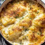 Creamy Baked Fish on Potato Gratin for Cozy Dinner Nights 8 Creamy baked fish on potato gratin