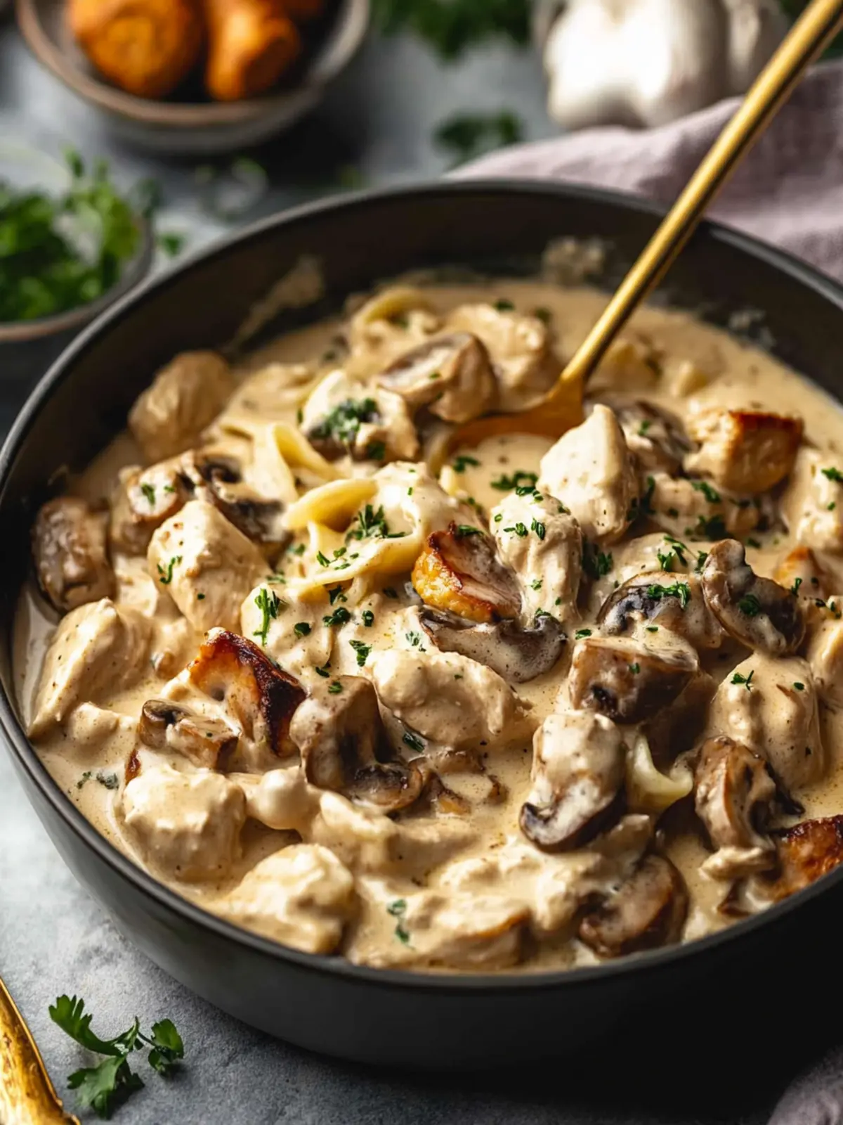Savory Rich Chicken Stroganoff in Just 30 Minutes! 4 Rich Chicken Stroganoff