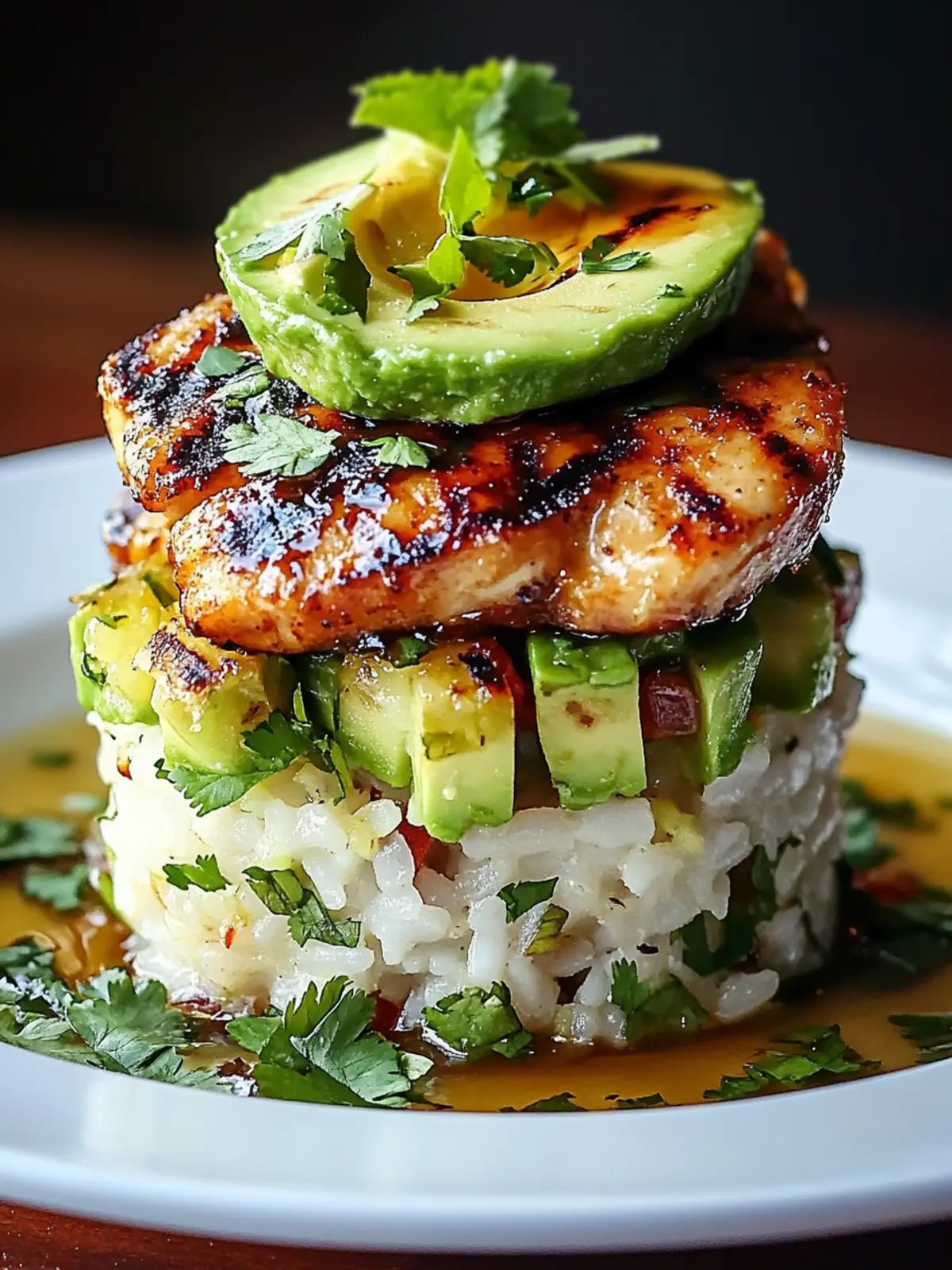 Savor the Flavor: Honey Lime Chicken & Avocado Rice Stack 3 Honey Lime Chicken & Avocado Rice Stack