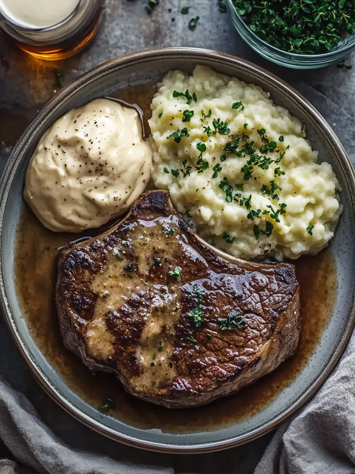 Savory Gaelic Irish Steaks with Creamy Whiskey Colcannon Delight 4 Savory Gaelic Irish Steaks with Whiskey Cream and Colcannon Delight