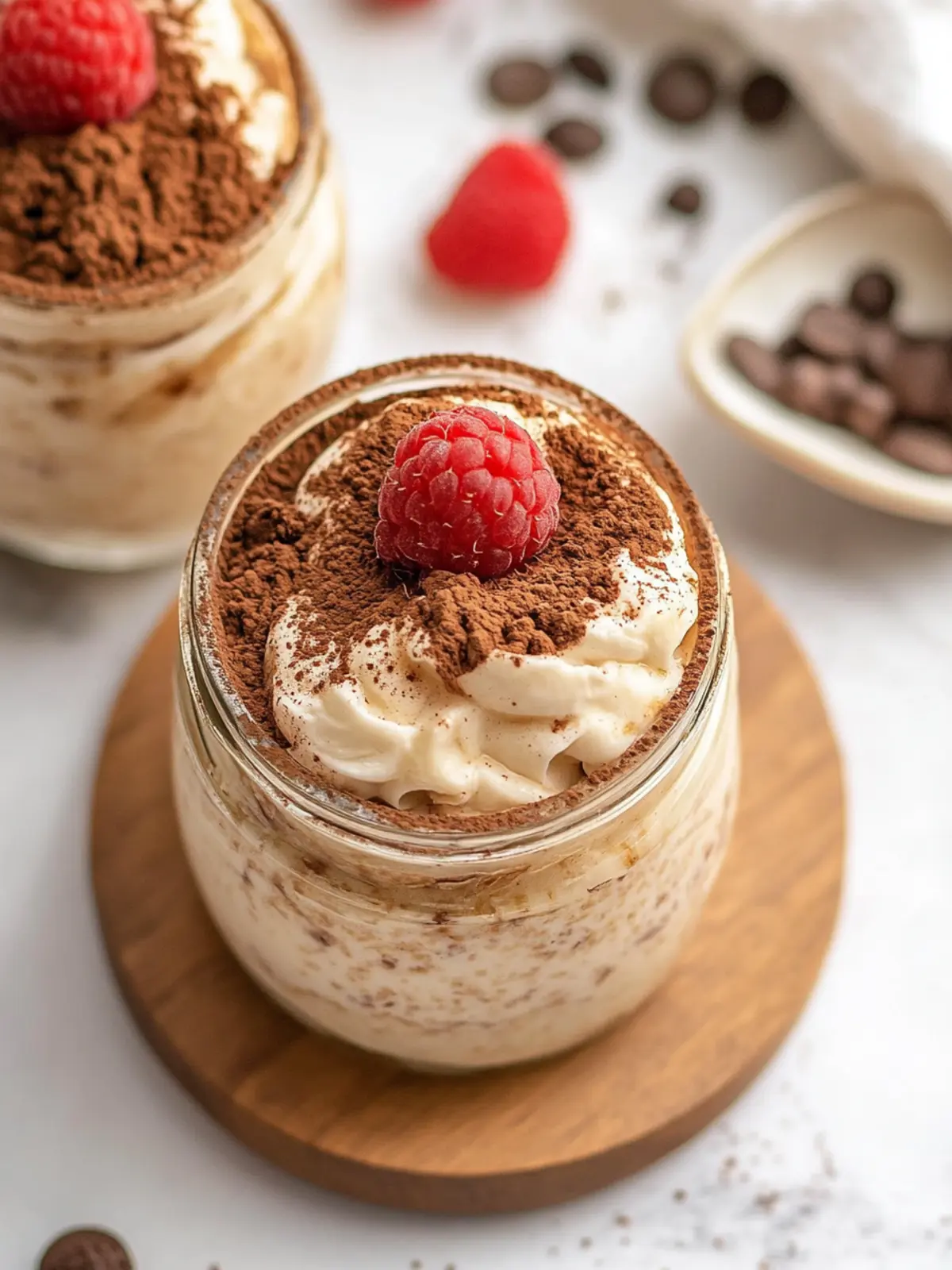 Indulge with Tiramisu Overnight Oats: Healthy & Decadent! 2 Tiramisu Overnight Oats