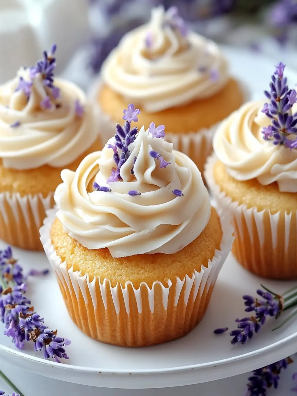 Lavender Honey Cupcakes: Your Perfect Springtime Delight 2 Lavender Honey Cupcakes: A Delightful Floral Treat