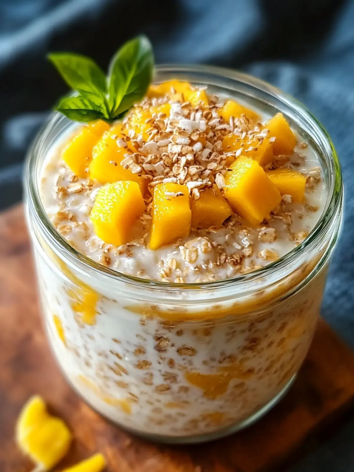Coconut Mango Overnight Oats for a Tasty Tropical Kick 3 Coconut Mango Overnight Oats