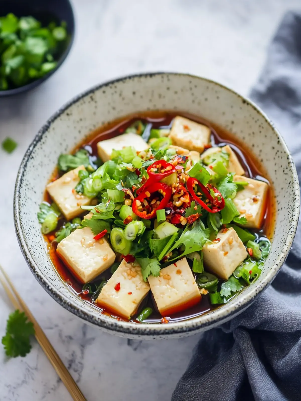 Delightful Chinese Cold Tofu Salad for a Refreshing Summer Bite 4 Chinese Cold Tofu Salad