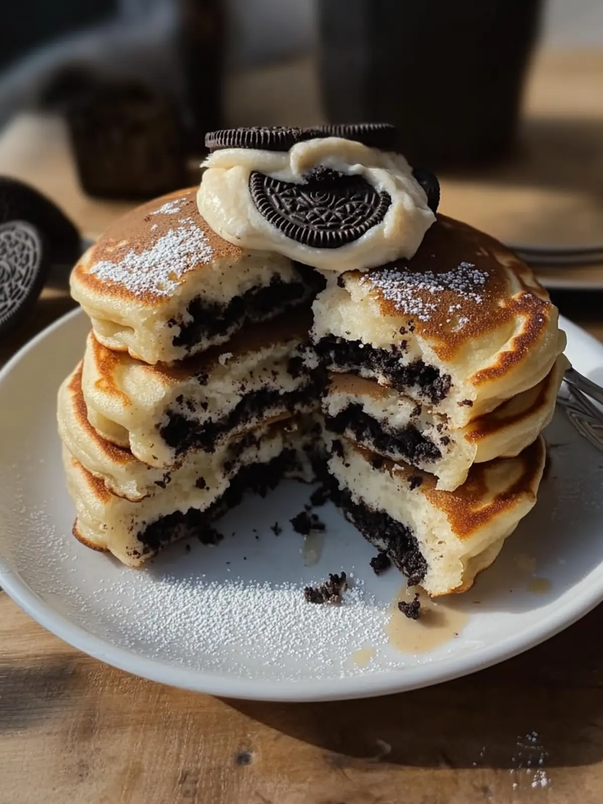 Fluffy and Easy Oreo Stuffed Pancakes Recipe for Weekend Joy 5 Fluffy and easy Oreo stuffed pancakes recipe