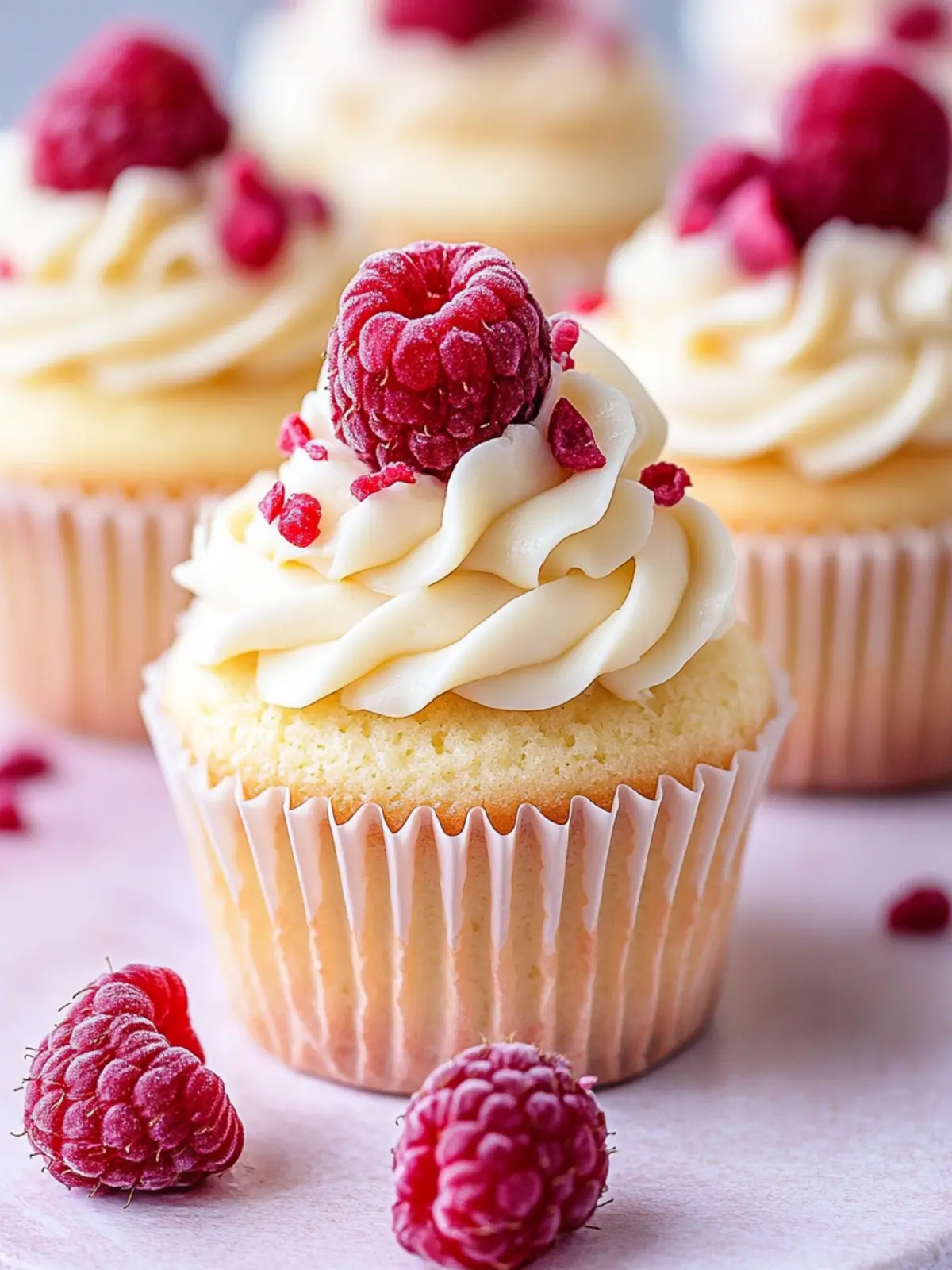 Raspberry and White Chocolate Cupcakes for Sweet Celebrations 3 Raspberry and White Chocolate Cupcakes