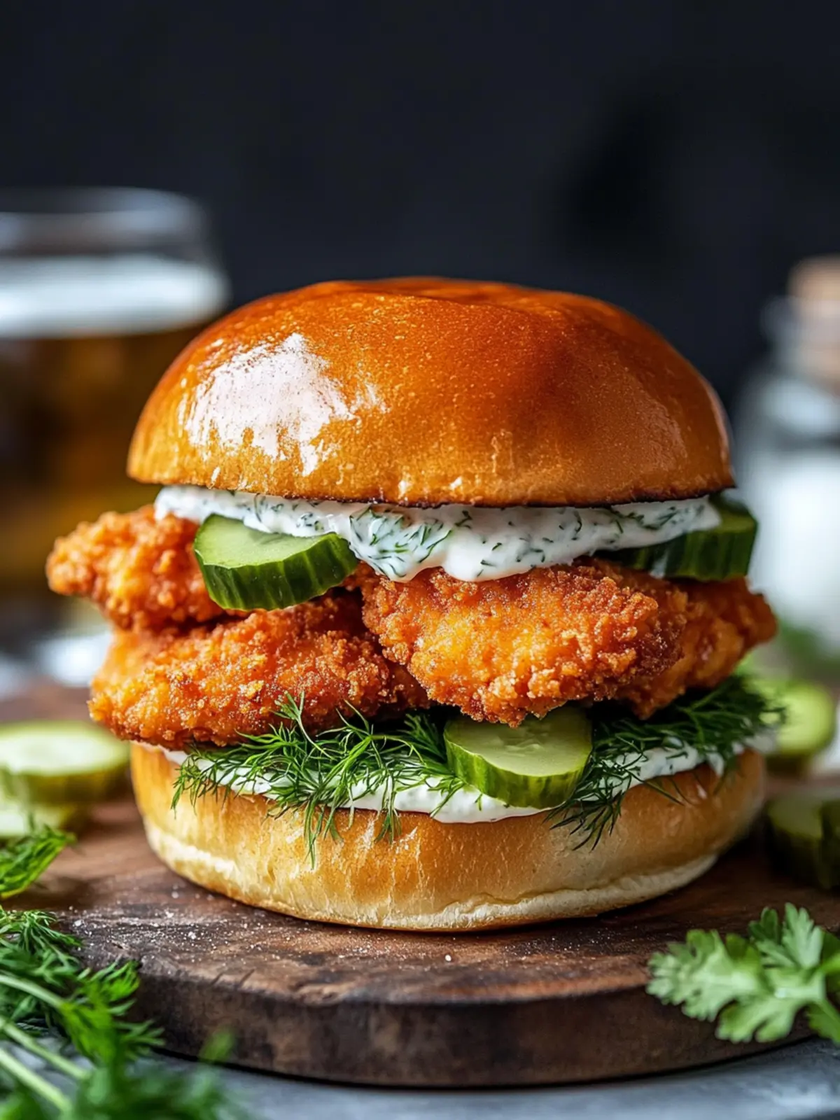 Crispy Dill Chicken Sandwich Recipe for Ultimate Flavor Delight 4 Crispy Dill Chicken Sandwich Recipe