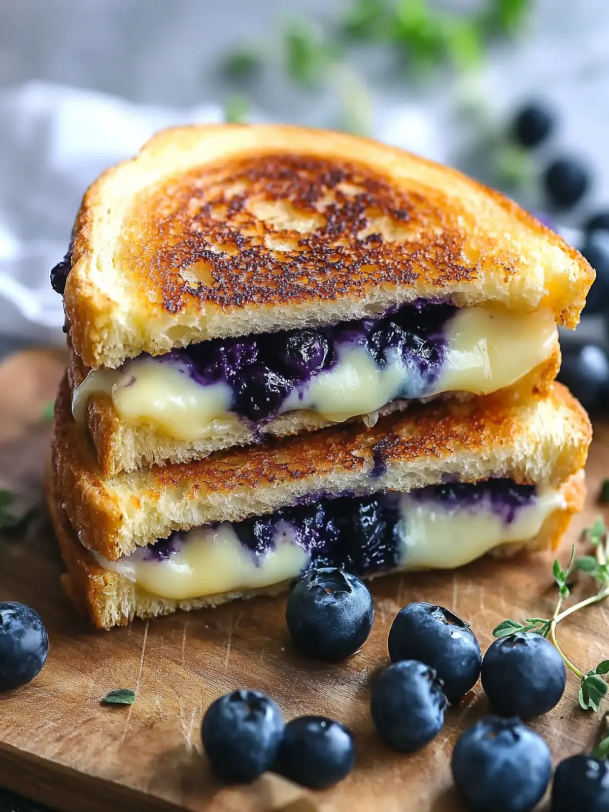 Crispy Blueberry Grilled Cheese: A Sweet Brunch Surprise 4 Crispy Blueberry Grilled Cheese