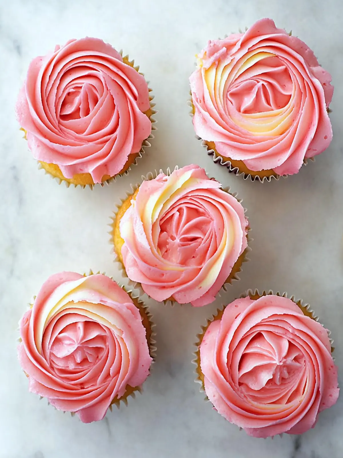Rosette Cupcakes: Decorate Like a Pro with Buttercream Bliss 4 Rosette Cupcakes