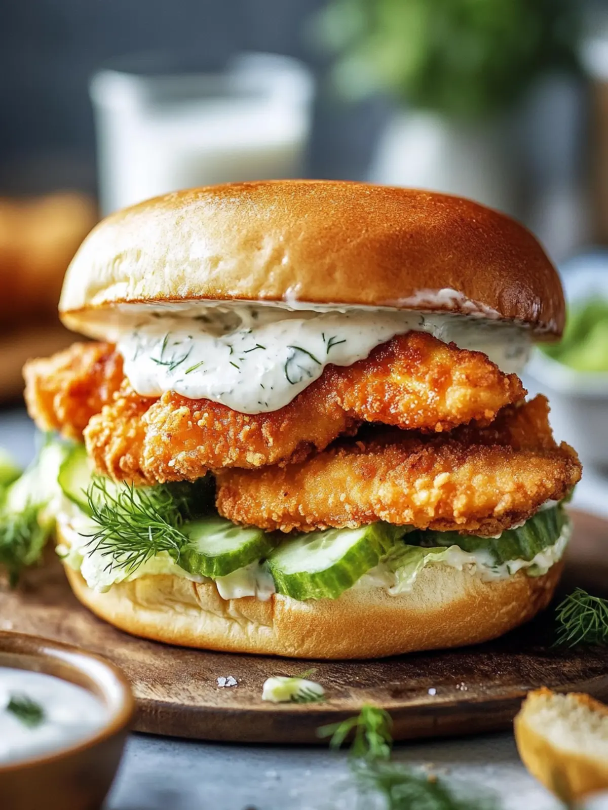 Crispy Dill Chicken Sandwich Recipe for Ultimate Flavor Delight 2 Crispy Dill Chicken Sandwich Recipe