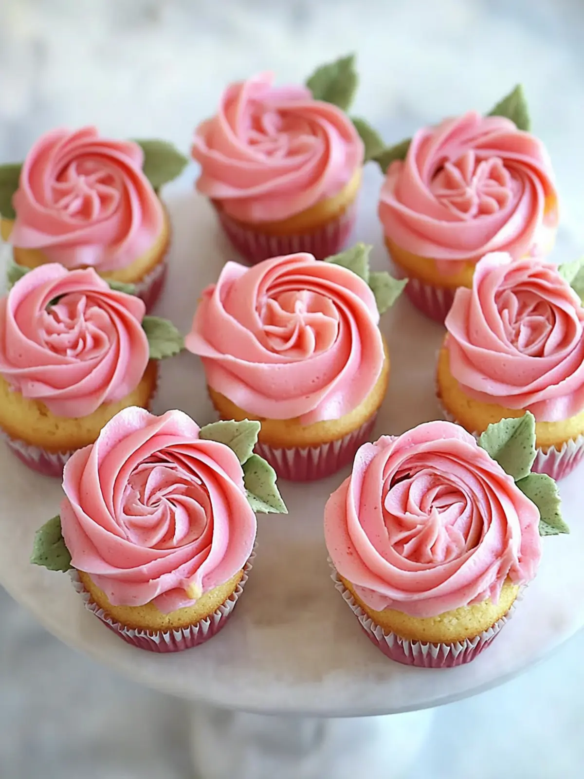 Rosette Cupcakes: Decorate Like a Pro with Buttercream Bliss 3 Rosette Cupcakes